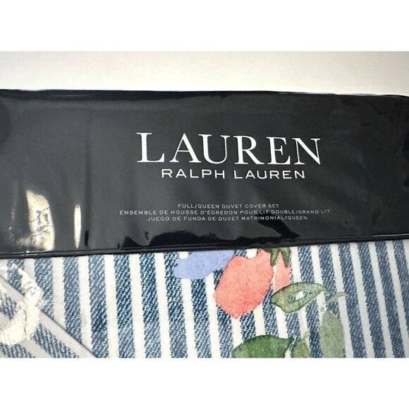 Lauren Ralph Lauren Maggie Floral Full/Queen Duvet Cover Pillow Shams Set 3 NEW - Picture 5 of 5